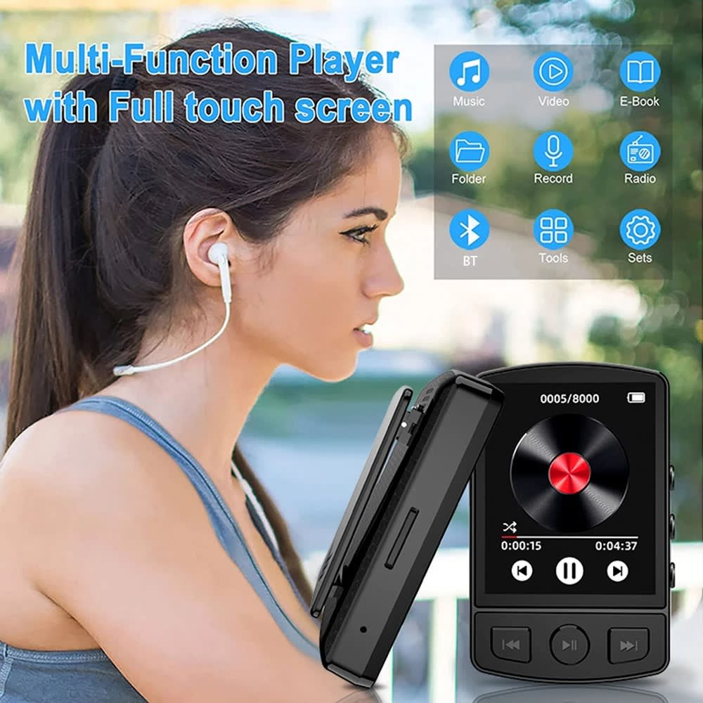 Sports Back Splint MP3MP4 Recording 18-inch Large Screen Bluetooth Sports view 2