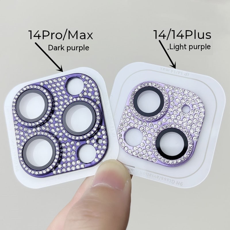 Diamond-embedded Eagle Eye Integrated Lens Protector view 4