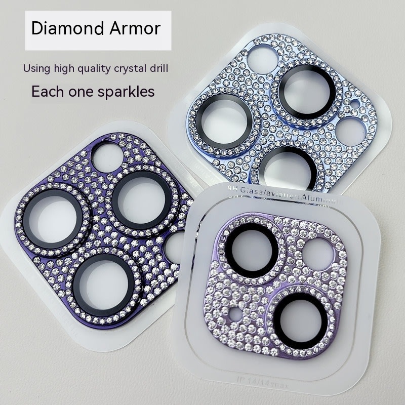 Diamond-embedded Eagle Eye Integrated Lens Protector view 11
