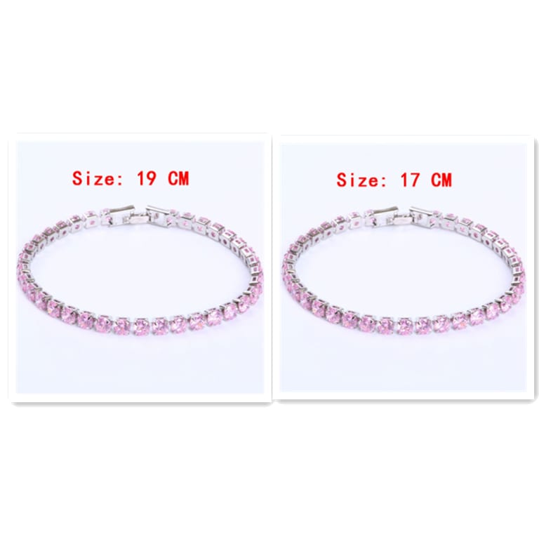 Cubic Zirconia Tennis Bracelets Iced Out Chain Crystal Bracelet Women Men Gold Bracelet Jewelry view 10