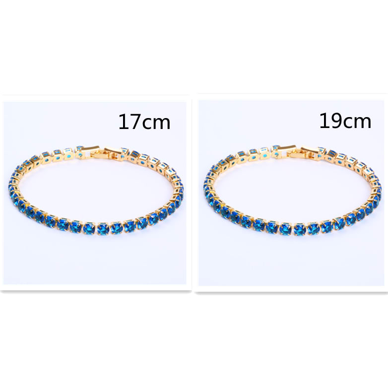 Cubic Zirconia Tennis Bracelets Iced Out Chain Crystal Bracelet Women Men Gold Bracelet Jewelry view 6