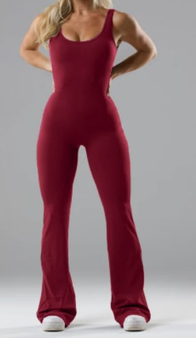 Slim Fit Hip Raise Jumpsuit Sexy Backless Exercise Yoga Clothes view 10