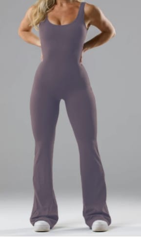 Slim Fit Hip Raise Jumpsuit Sexy Backless Exercise Yoga Clothes view 11