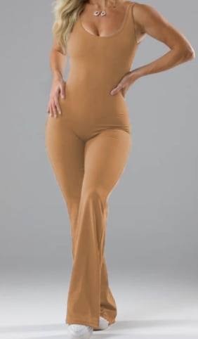 Slim Fit Hip Raise Jumpsuit Sexy Backless Exercise Yoga Clothes view 6