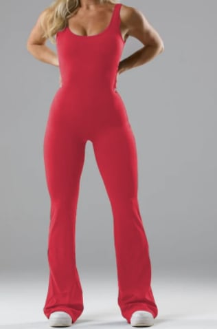 Slim Fit Hip Raise Jumpsuit Sexy Backless Exercise Yoga Clothes view 9