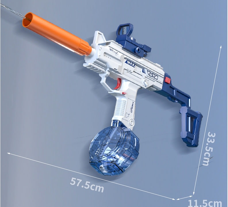 Children Automatic UZI Electric Backpack Water Submachine Gun Fights Summer Toy Water Guns Outdoor Beach Swimming Pool Toys view 3
