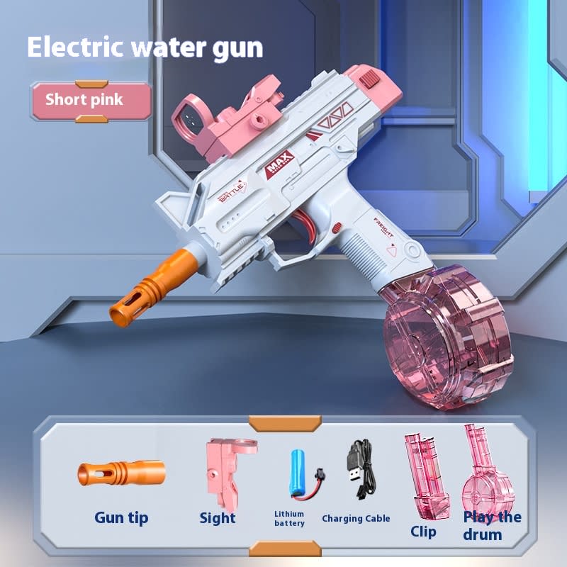 Children Automatic UZI Electric Backpack Water Submachine Gun Fights Summer Toy Water Guns Outdoor Beach Swimming Pool Toys view 6