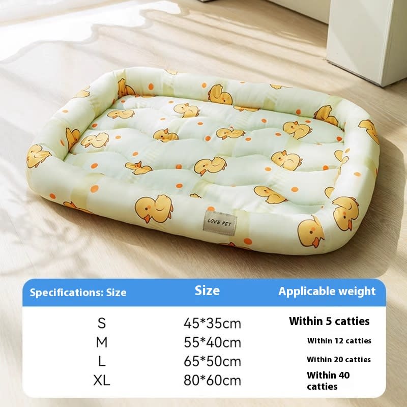Cool Feeling Dog Mat Breathable Pet Bed Cat Nest view 17