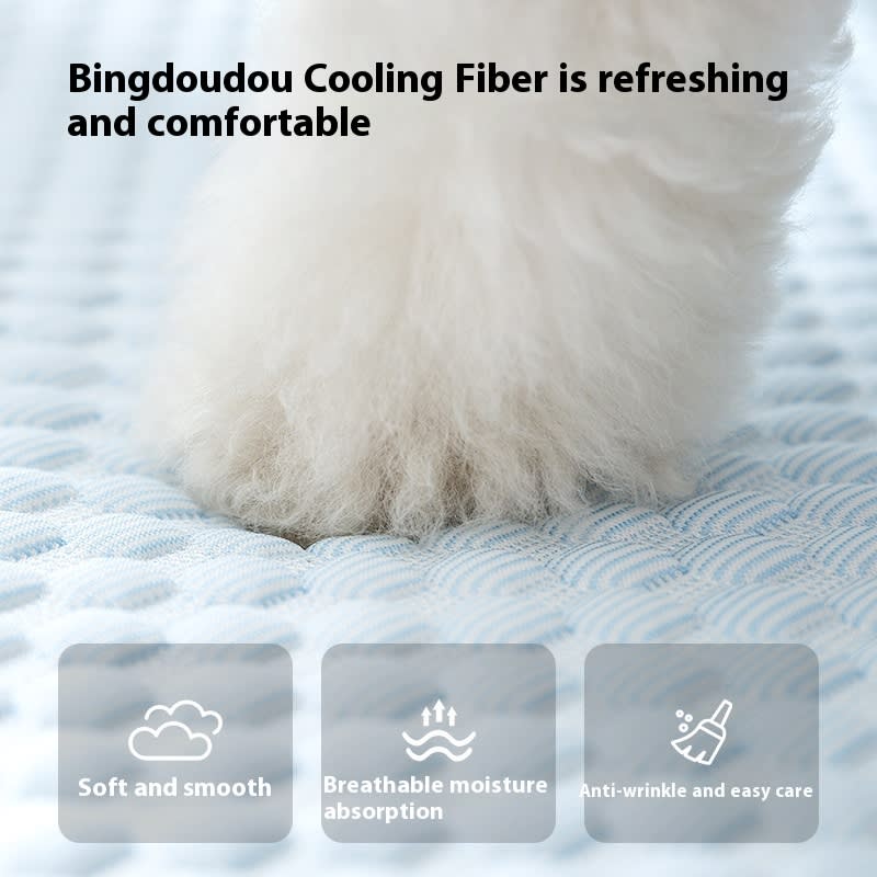 Cool Feeling Dog Mat Breathable Pet Bed Cat Nest view 10