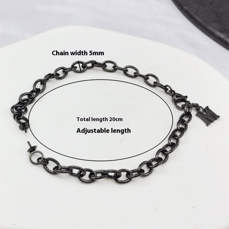 DIY Pearl Accessories Titanium Steel Empty Bracelet Holder view 4