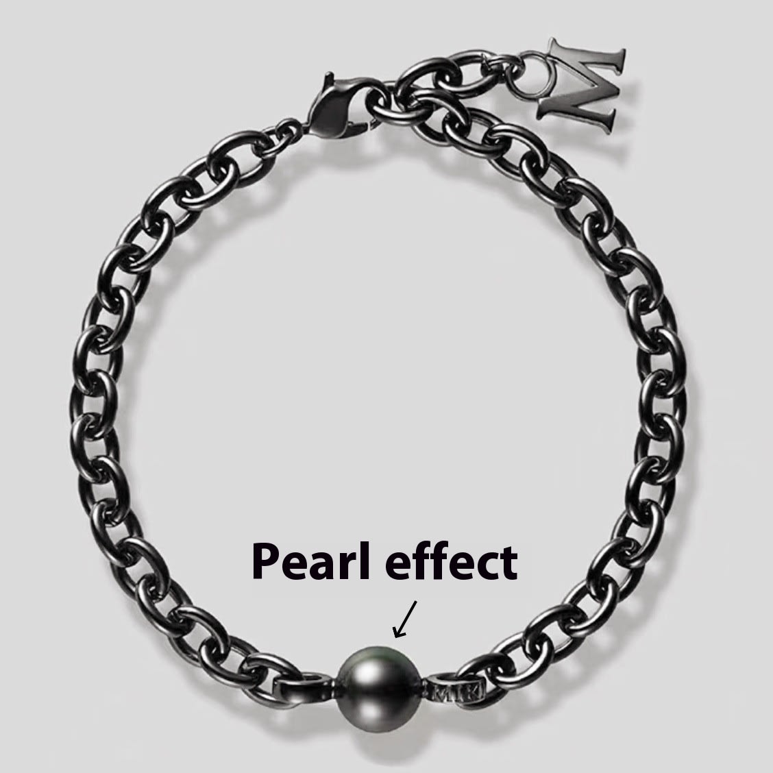 DIY Pearl Accessories Titanium Steel Empty Bracelet Holder view 6