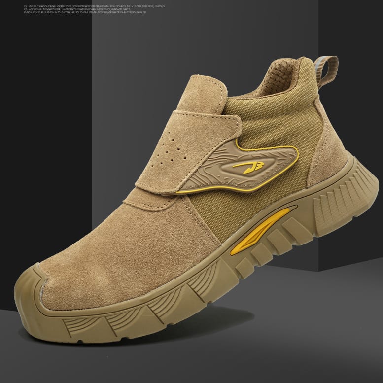 High-top Electric Welding Shoes Four Seasons Anti-smashing And Anti-penetration Work Shoes view 5