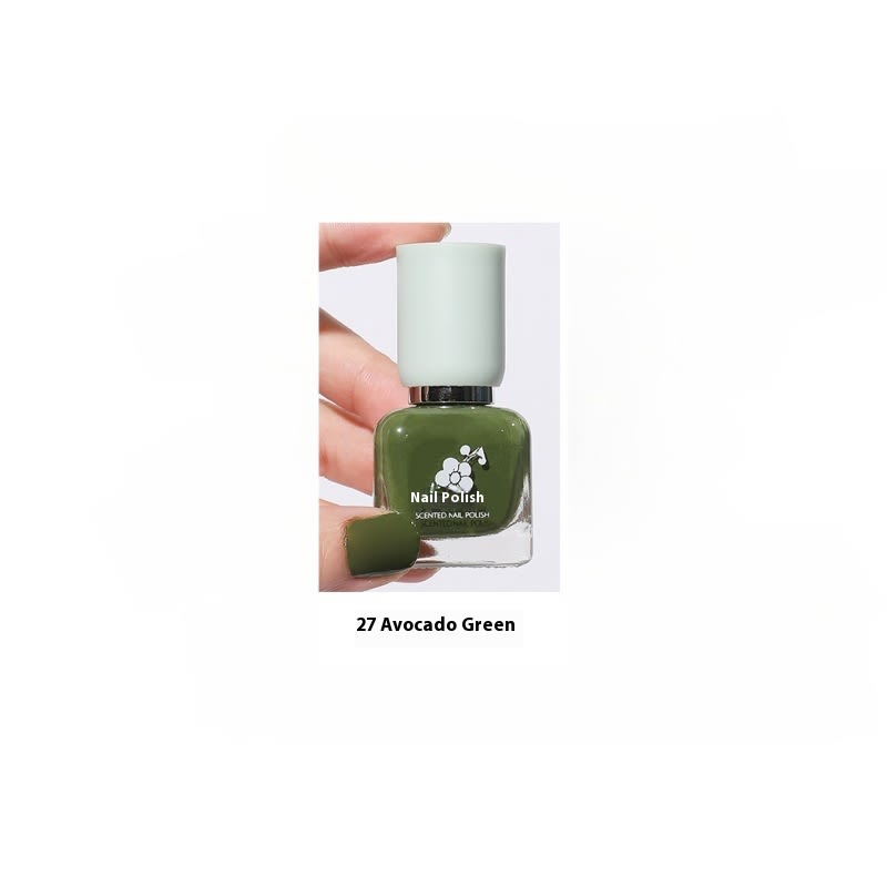 Water-based Quick-drying Baking-free Long-lasting Tearable Popular Color White Fragrance-retaining Nail Polish view 17