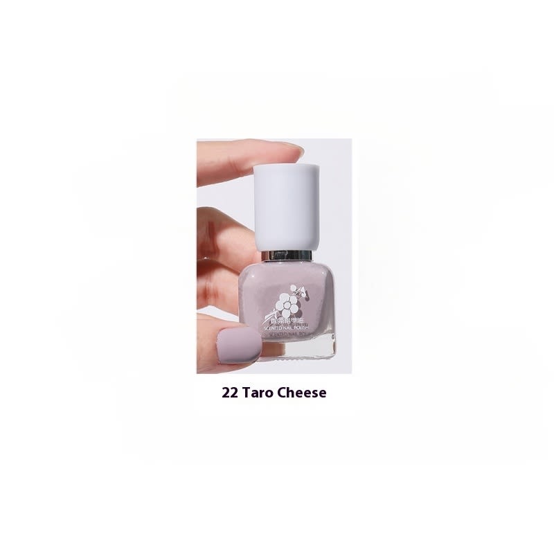 Water-based Quick-drying Baking-free Long-lasting Tearable Popular Color White Fragrance-retaining Nail Polish view 12