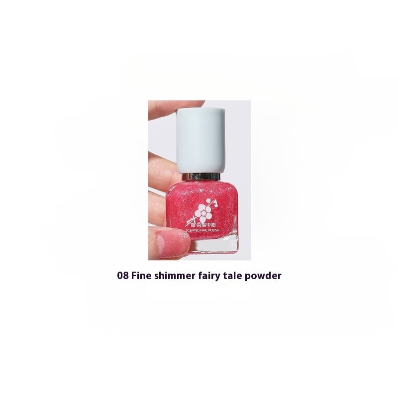 Water-based Quick-drying Baking-free Long-lasting Tearable Popular Color White Fragrance-retaining Nail Polish view 5