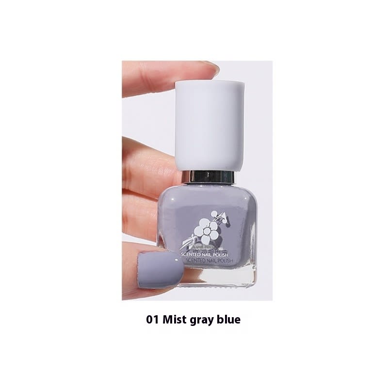 Water-based Quick-drying Baking-free Long-lasting Tearable Popular Color White Fragrance-retaining Nail Polish view 21