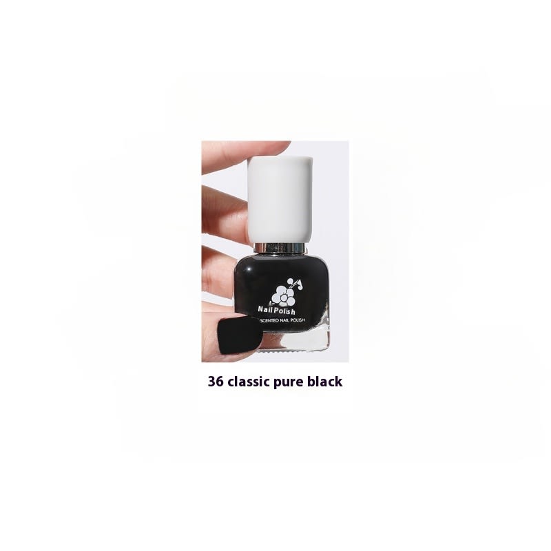 Water-based Quick-drying Baking-free Long-lasting Tearable Popular Color White Fragrance-retaining Nail Polish view 8