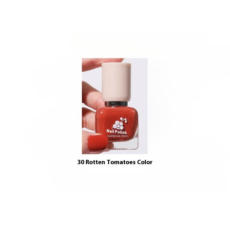 Water-based Quick-drying Baking-free Long-lasting Tearable Popular Color White Fragrance-retaining Nail Polish view 31