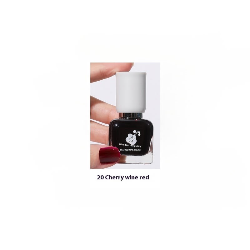 Water-based Quick-drying Baking-free Long-lasting Tearable Popular Color White Fragrance-retaining Nail Polish view 2