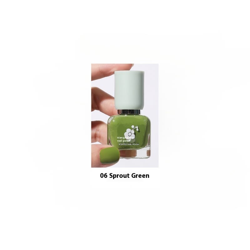 Water-based Quick-drying Baking-free Long-lasting Tearable Popular Color White Fragrance-retaining Nail Polish view 19