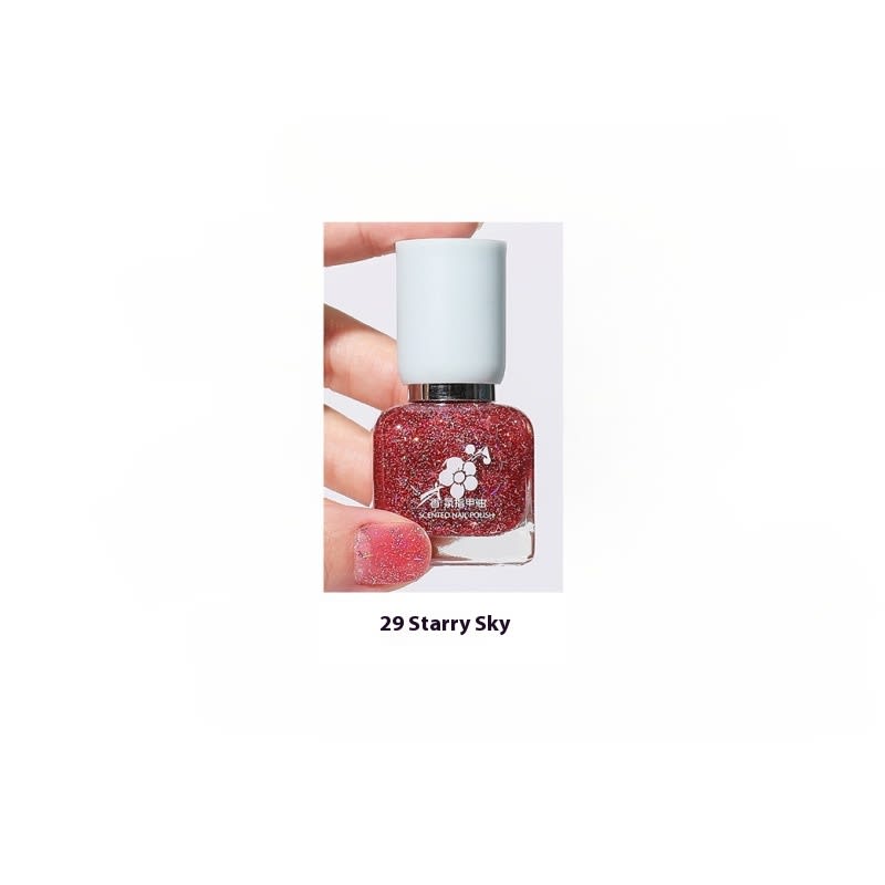 Water-based Quick-drying Baking-free Long-lasting Tearable Popular Color White Fragrance-retaining Nail Polish view 32