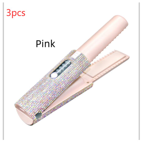 2-In-1 Electric USB Hair Straightening Brush Straightener Brush Multifunctional Comb Straightening Styler Hair Curler view 27
