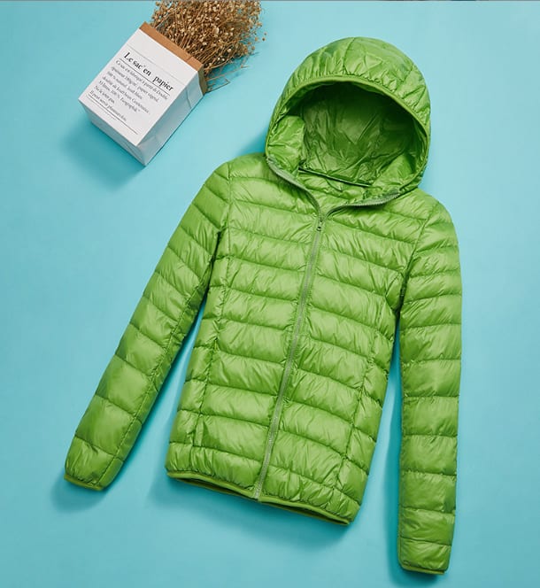 Lightweight Down Jacket Women Short Hooded Super Lightweight view 5