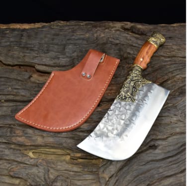 Household Bone Chopping Hand-forged Kitchen Knife Dual-use Knife Ghost Hand Made Chef Knives view 7