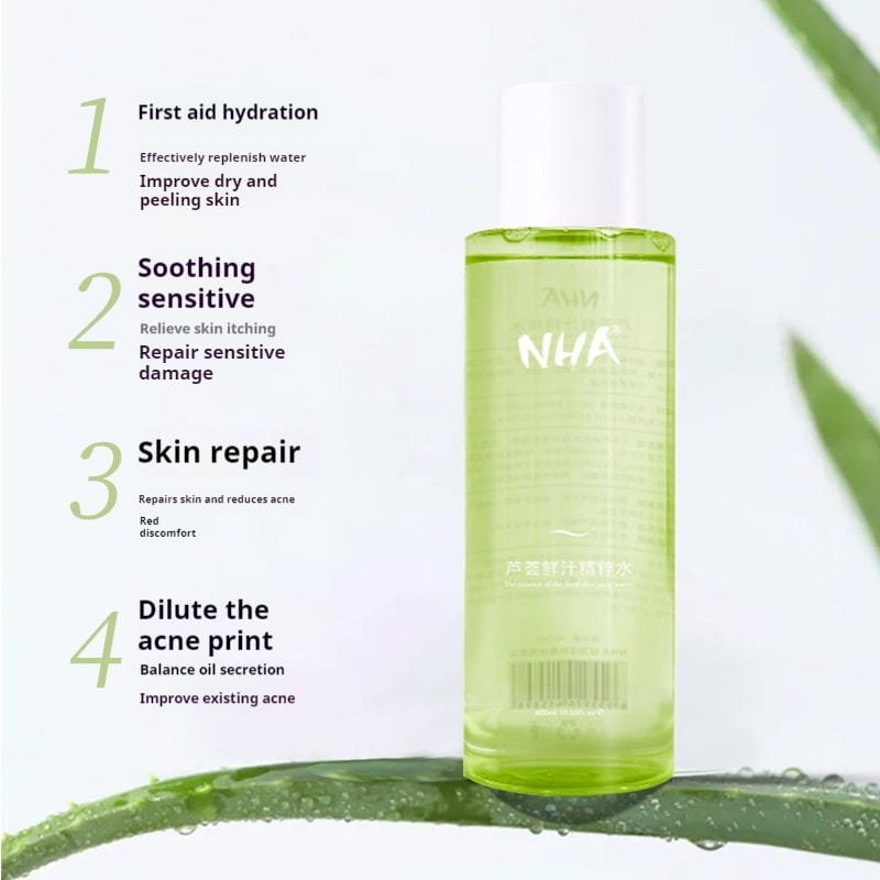 Moisturizing Hydrating And Brightening Skin Tone Essence Fresh Juice Stock Solution Aloe Toner view 2