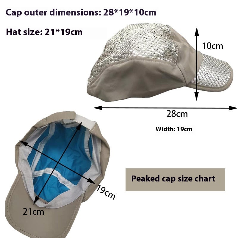 Ice-sensitive Sun Protection Cooling Cold Air Conditioning Cap view 4