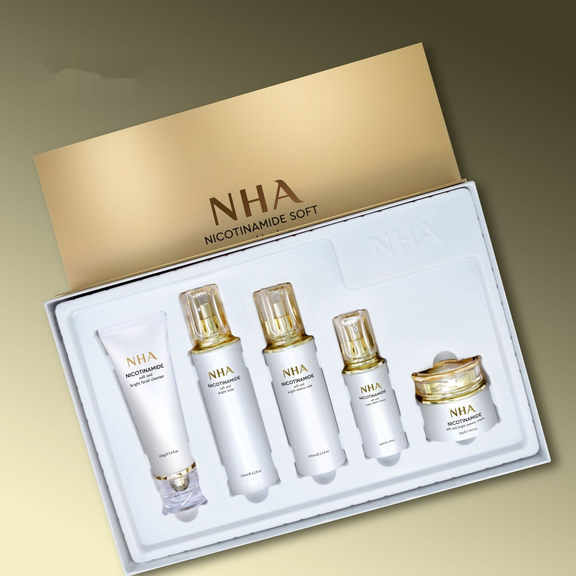 Nicotinamide Care Product Set Brightens Skin Color view 8