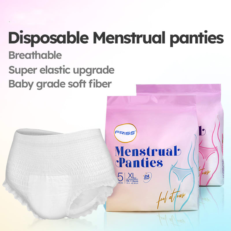 Lady Sanitary Pants Processing Different Colors And Sizes view 7