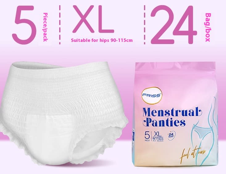 Lady Sanitary Pants Processing Different Colors And Sizes view 4