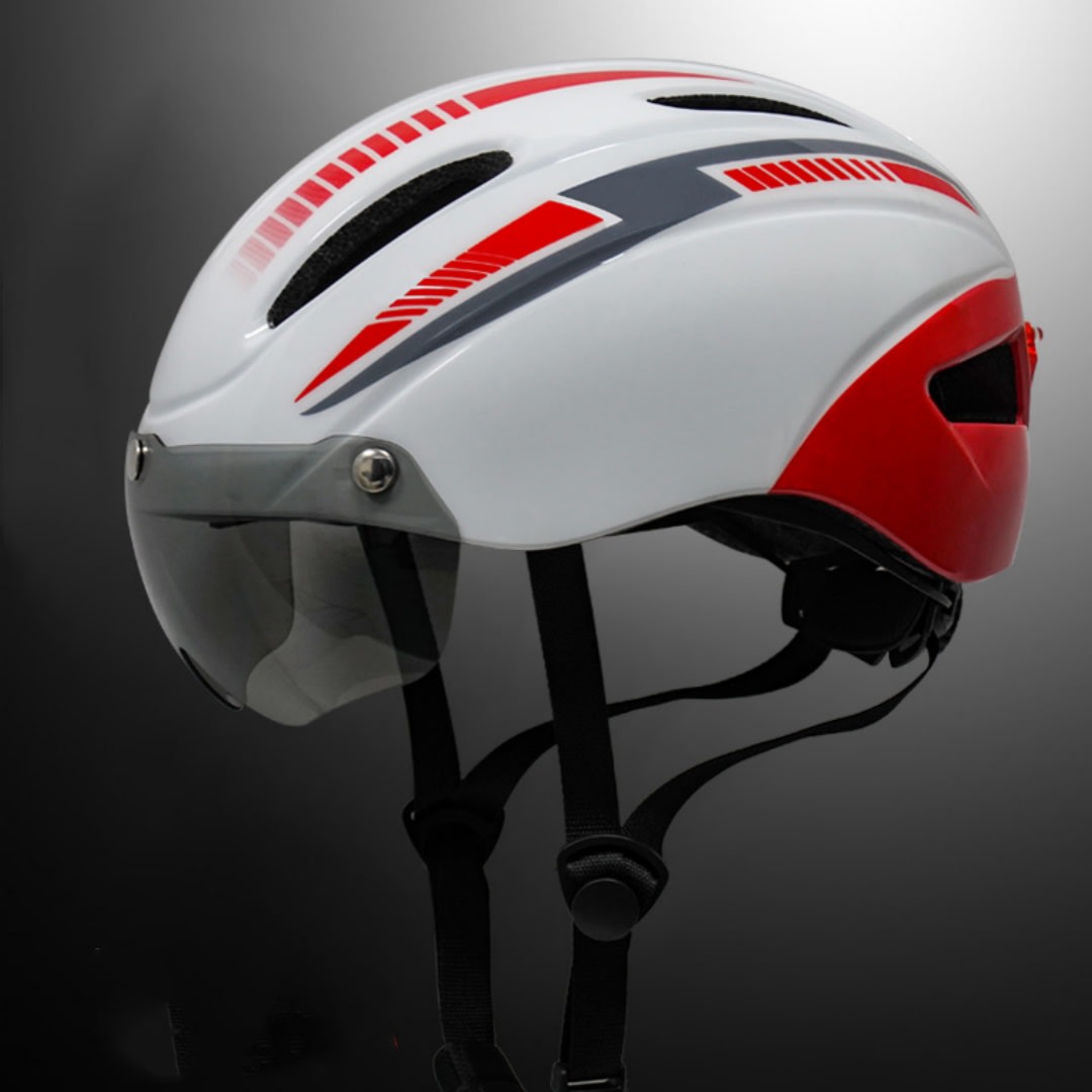 Bicycle Helmet Riding Helmet Sports Helmet Goggles Riding Helmet Restraint Taillight view 14