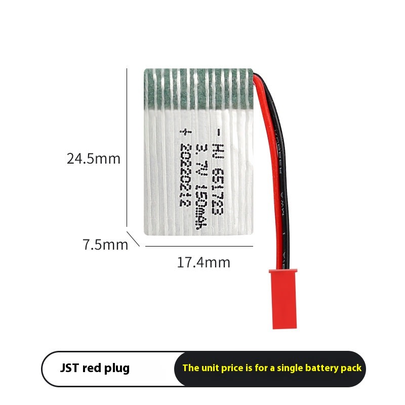 H36 UAV 651723 Model Airplane Battery view 10
