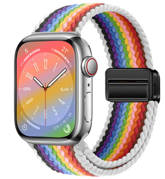 Magnetic Buckle Woven Loop Integrated Strap view 3