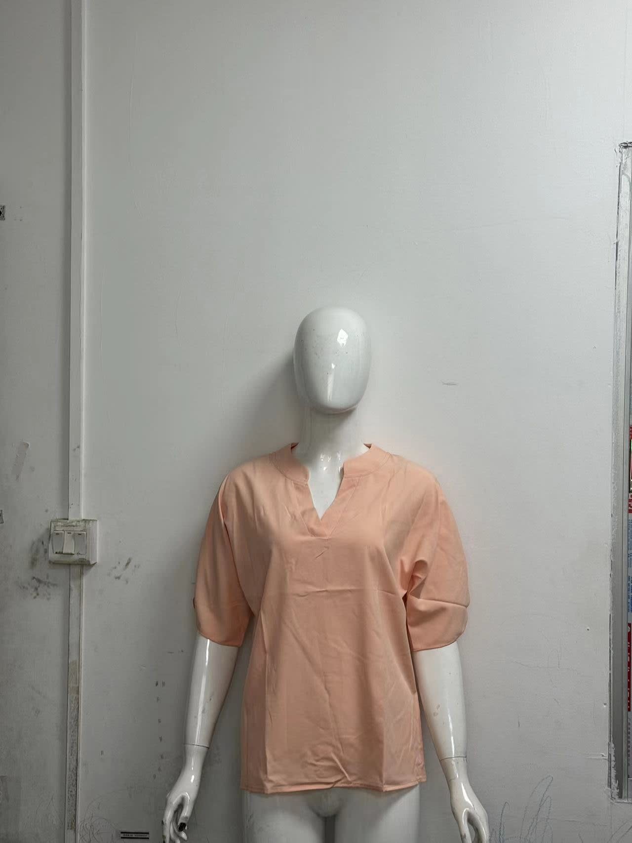 Summer Short-sleeved Chiffon Shirt New V-neck Shirt Women's Casual Versatile Clothing view 2
