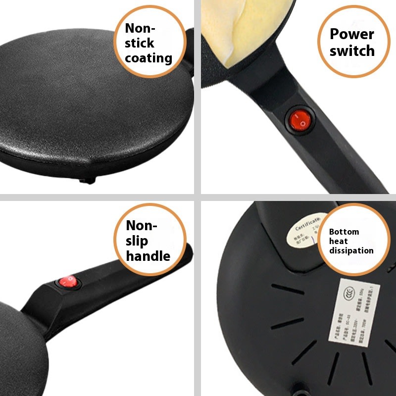 Single-sided Heating Small Pancake Machine Household Electric Baking Pan Multi-function view 6