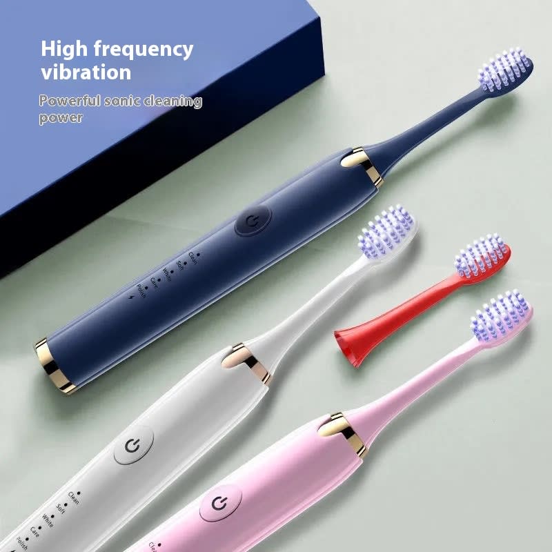 Household Rechargeable Soft Bristle Waterproof Electric Toothbrush view 13