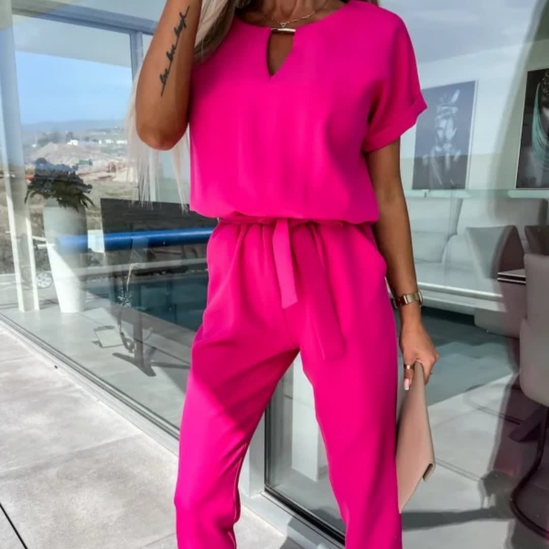 Casual Suit Independent Station Fashion Solid Color Jumpsuit view 6