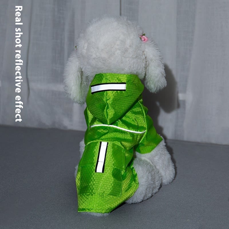 Dog Raincoat Reflective Waterproof Snowproof Pet Coat For Small Puppy Cats Raincoat Pets Supplies view 4