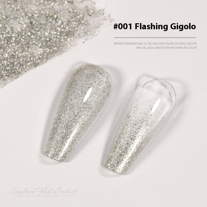 Cowherd Sequins Laser UV Polish view 4