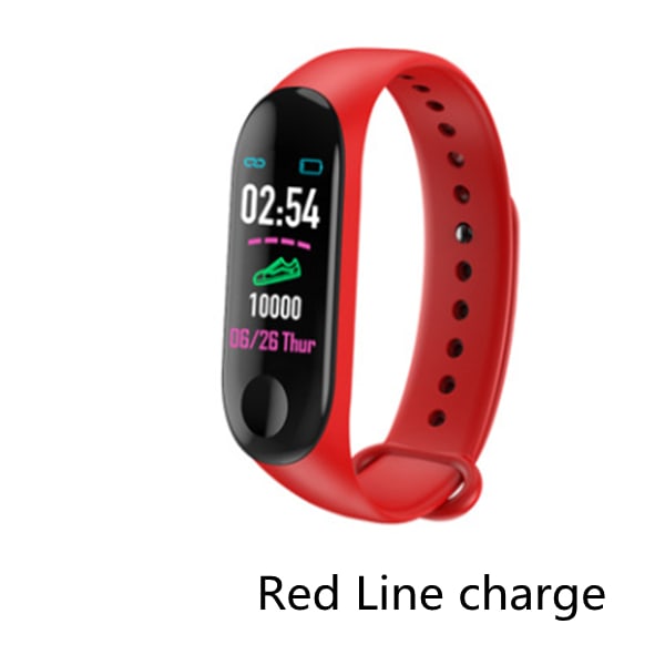 Compatible With , Smart Bracelet Heart Rate And Blood Pressure Exercise Meter Step Information Push Smart Reminder Color Bracelet view 9