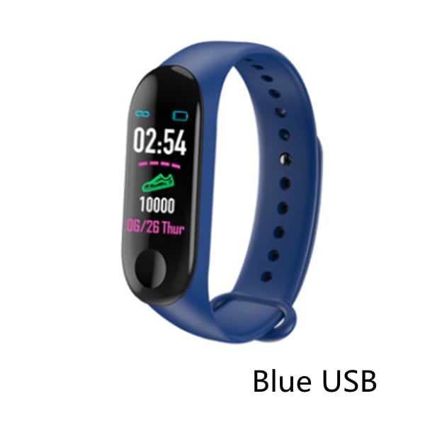 Compatible With , Smart Bracelet Heart Rate And Blood Pressure Exercise Meter Step Information Push Smart Reminder Color Bracelet view 7
