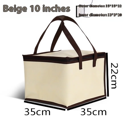 6-inch 8-inch 10-inch 12-inch Heightened Aluminum Foil Cake Insulation Bag Seafood Steak Takeaway Insulated Bag view 3