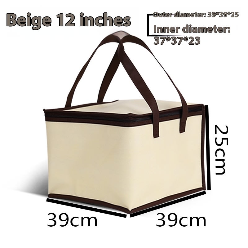 6-inch 8-inch 10-inch 12-inch Heightened Aluminum Foil Cake Insulation Bag Seafood Steak Takeaway Insulated Bag view 2