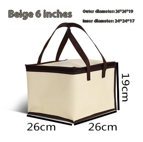 6-inch 8-inch 10-inch 12-inch Heightened Aluminum Foil Cake Insulation Bag Seafood Steak Takeaway Insulated Bag view 5
