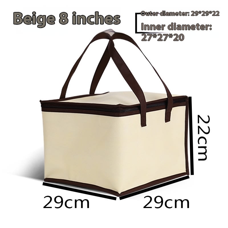 6-inch 8-inch 10-inch 12-inch Heightened Aluminum Foil Cake Insulation Bag Seafood Steak Takeaway Insulated Bag view 7