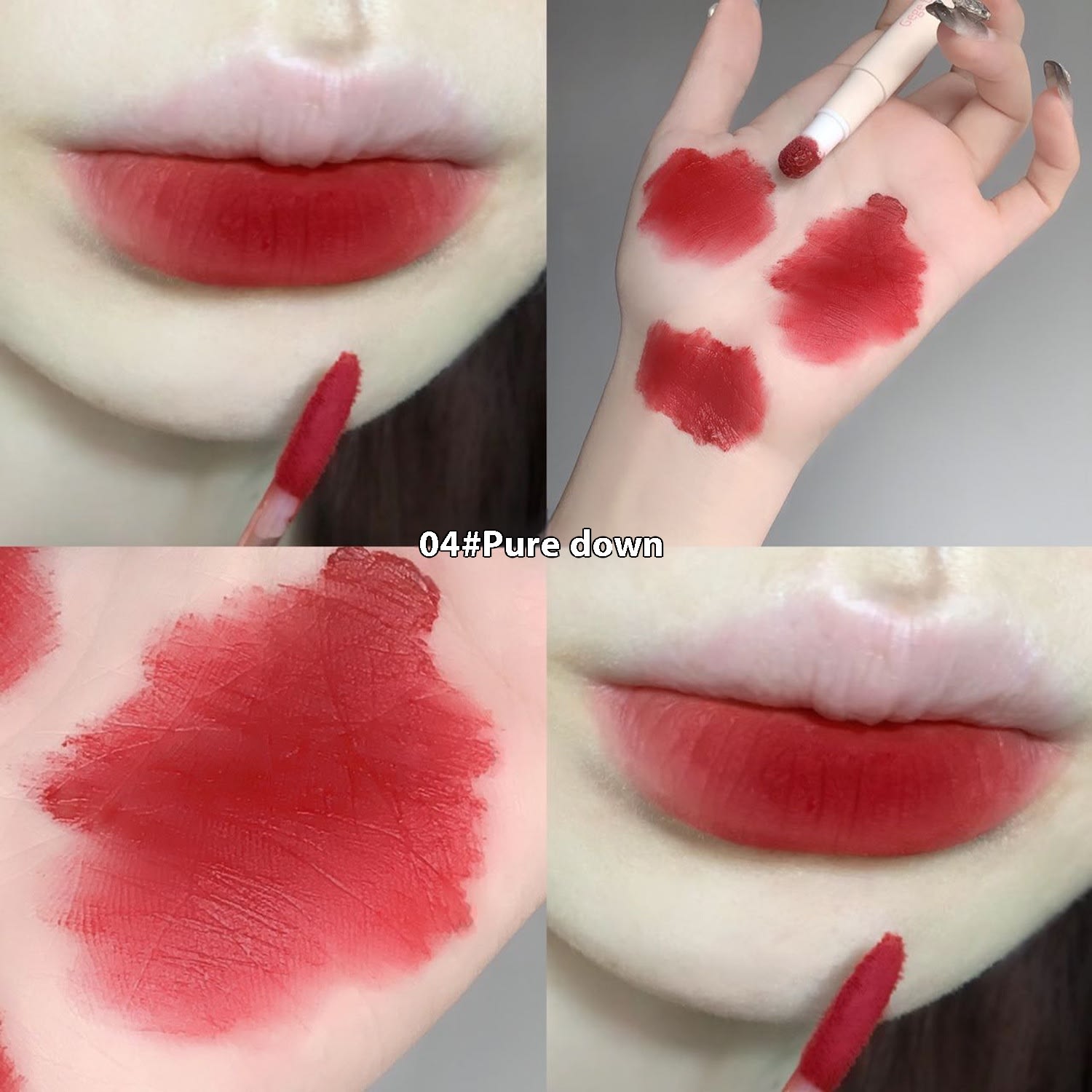 Gege Bear Gogo Bear Lip Cream Foundation Velvet Matte Matte view 6