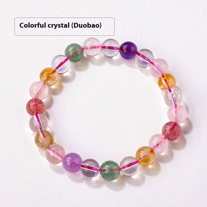 8mm Natural Crystal Stone Beads Bracelet view 15